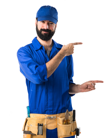 plumber-pointing